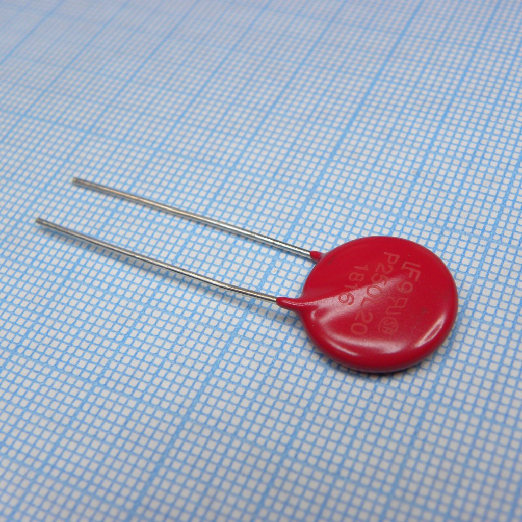 V250LA20AP - Варистор 250VAC/330VDC 4500А 429В, 0.6Вт, радиальные выводы