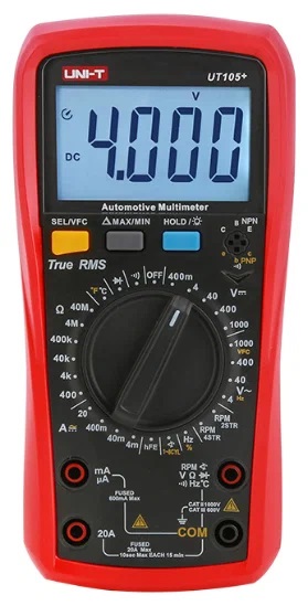 UT105+ - Мультиметр цифровой, автомобильный