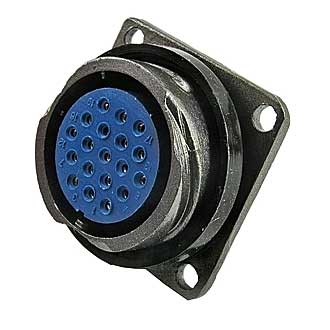 FQ24-19PIN ZK - Блочная розетка, 19 контактов