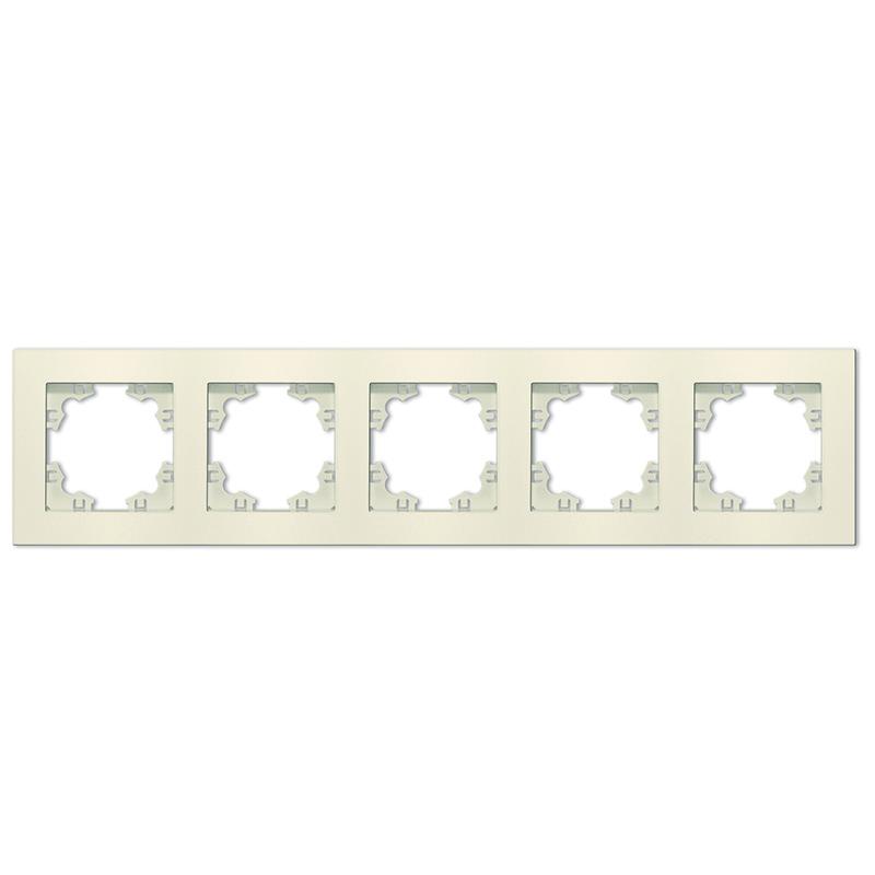 Рамка 5-м Афина универс. сл. кость (ivory) A1042-I