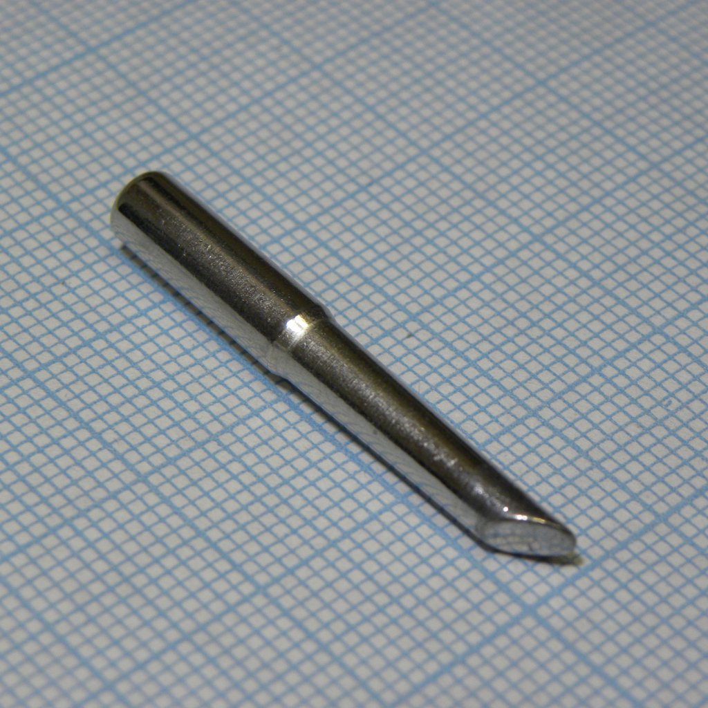 М20-DB-03 - Жало паяльное износостойкое, скошенный конус под 45°, 3.5мм