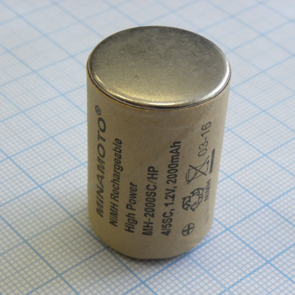 Аккумулятор 23х34мм MH-2000SC/HP - Аккумулятор никель-металл-гидридный (Ni-Mh)