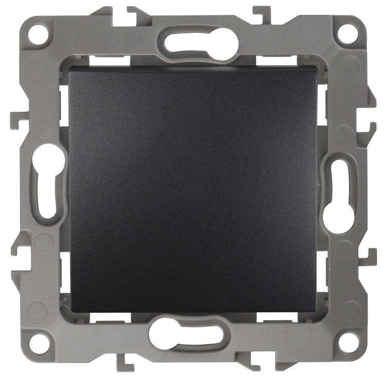 Переключатель 1-кл. СП Эра12 12-1103-05 10А IP20 250В 10AX механизм антрацит Б0014643