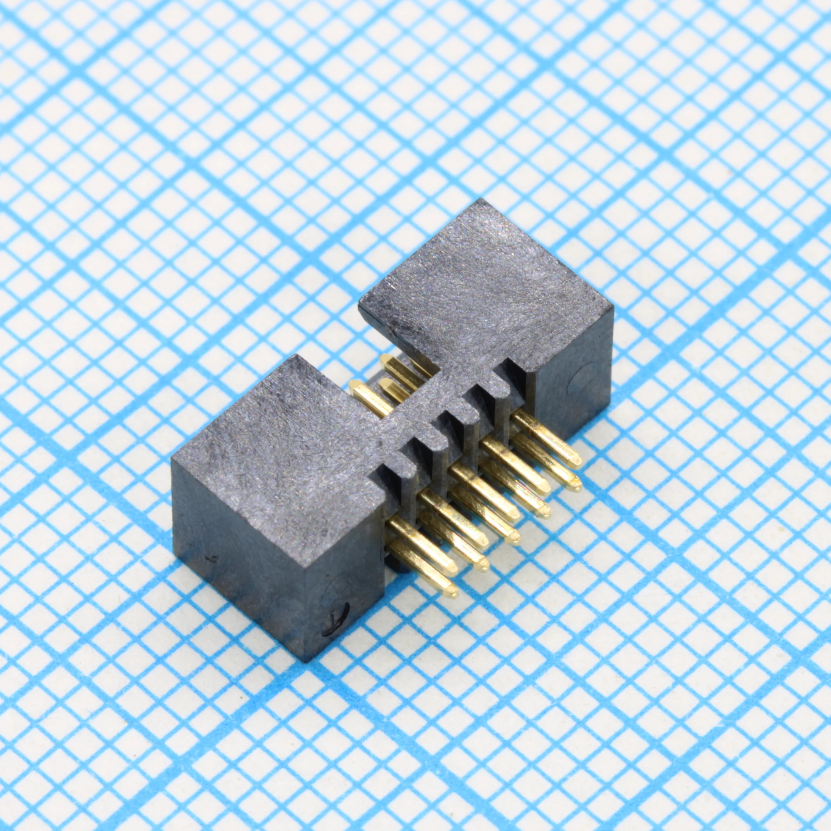 20021511-00010T4LF - Сокет RCP 10 контактов шаг 1.27мм SMD серия Minitek® лента на катушке