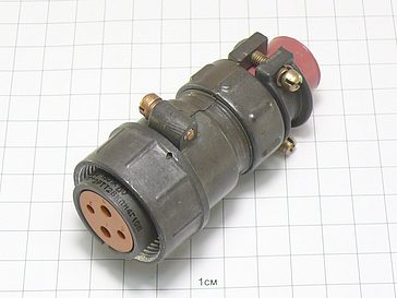 Розетка 2РТТ28КПН4Г10В "5"