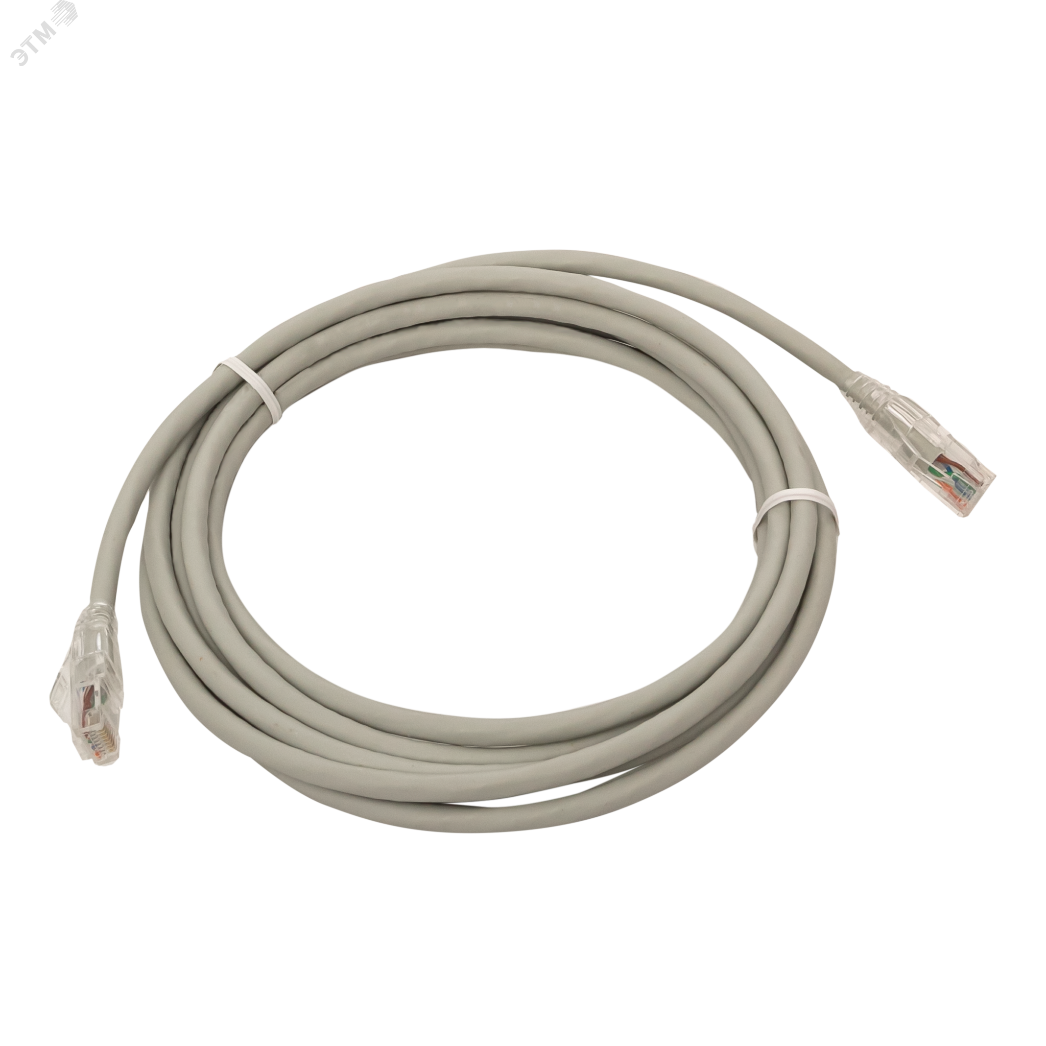 Патч-корд кат.6 UTP экранир. LSZH сер. 3.0м TERACOM PRO TRP-6UTP-LSH-3M-GY
