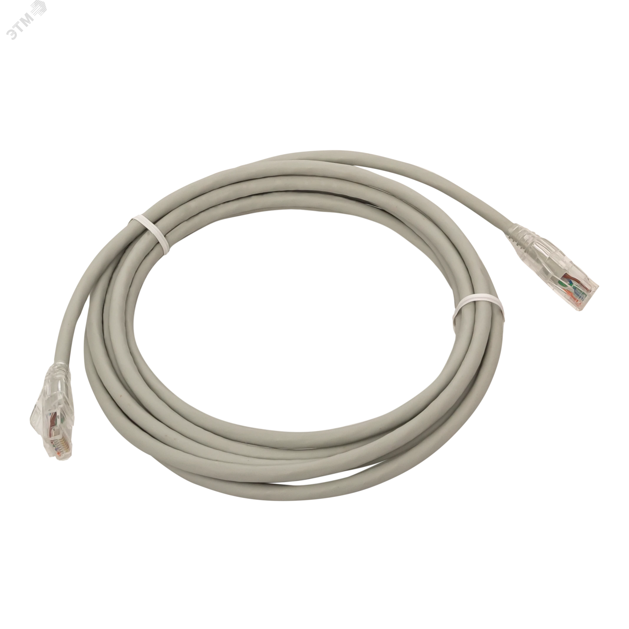 Патч-корд кат.6 UTP экранир. LSZH сер. 3.0м TERACOM PRO TRP-6UTP-LSH-3M-GY
