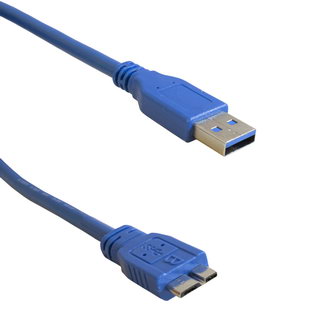 USB3.0 A(M)-MICRO USB B(M) BL 1.8M - Шнур USB 3.0 A(вилка) - микро USB B(вилка), 1.8 м, чёрный