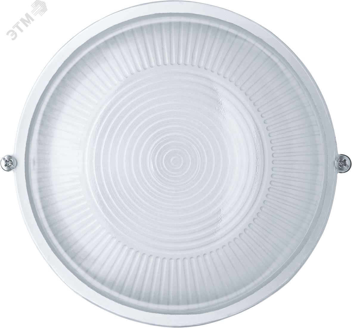 Светильник НПП-60w термостойкий круглый без решетки IP54 белый 14723