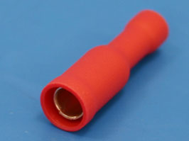 TBI-1.25-4F - Клемма тип "B" 4,0мм, гнездо на провод 0,5-1,5мм, изолированная, кратно 100шт.