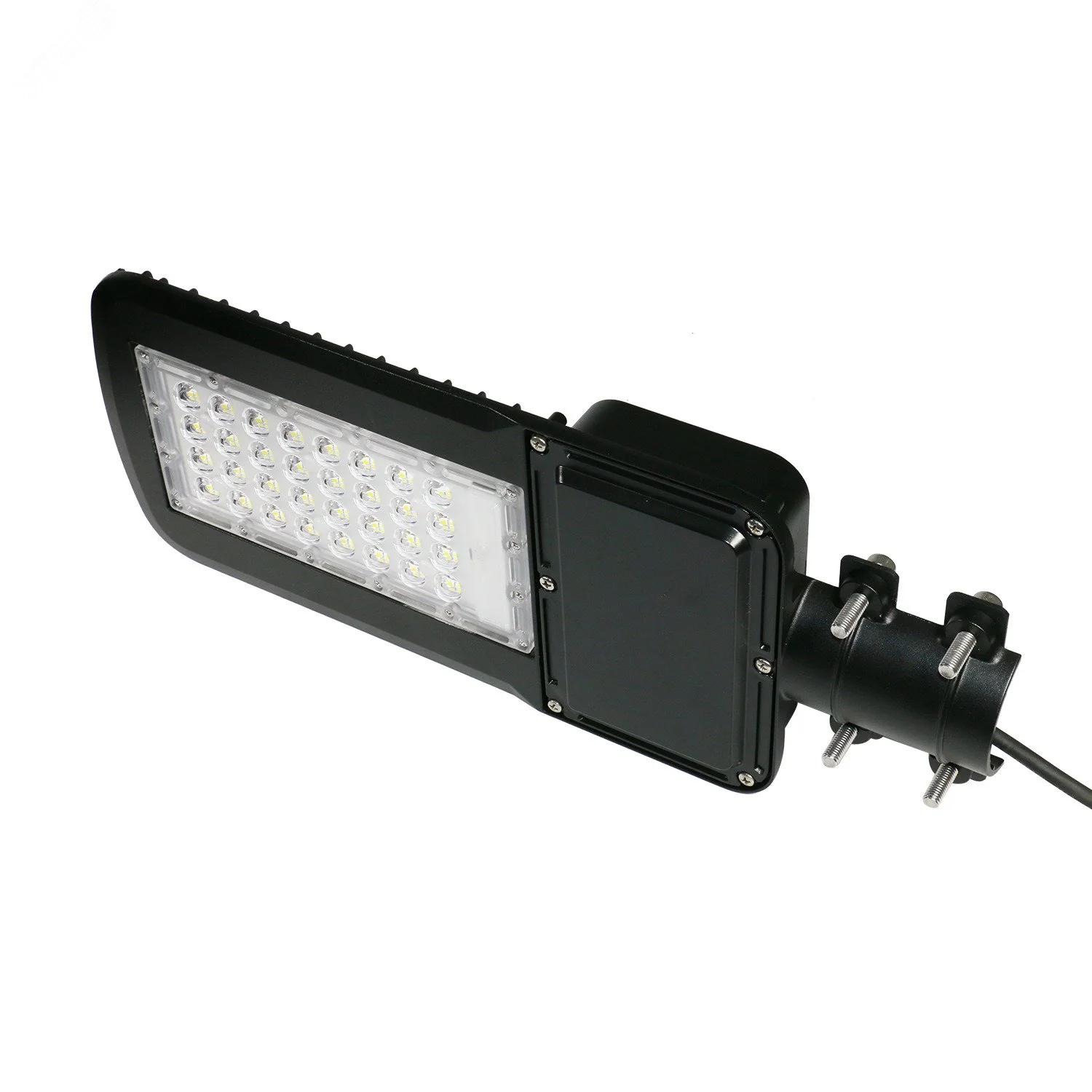 Светильник уличный Qplus 80W 9600lm 5000K 120-260V IP65 455*180*49мм черный КСС "Ш" LED 1/6 629535380
