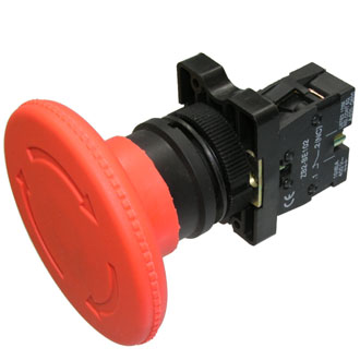 LXA2 (3SA5)-BS642 ON-OFF - Кнопочный переключатель серии 3SA5 с возвратно-поворотным толкателем типа Гриб с фиксацией на размыкание, NС, 240В, 3А