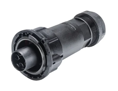 Разъем RST50i5S S1 ZR7 S SW - Розеточный разъем на кабель диам. 20-32 мм, IP66/67/69 5 полюсов, цвет: черный, номинальные характеристики: 250V/400V+PE 50A, серия gesis RST POWER