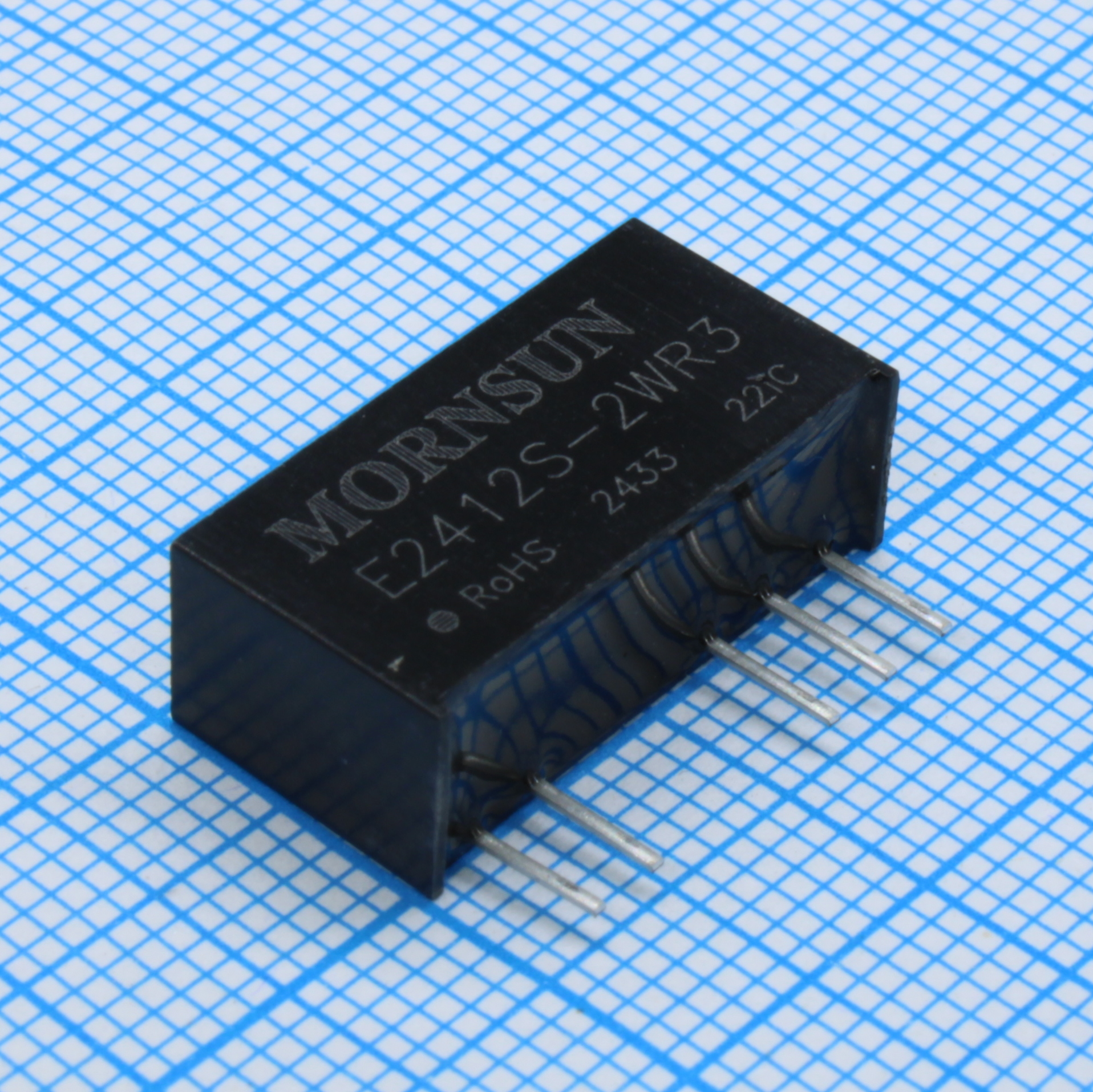 E2412S-2WR3 - Преобразователь DC/DC на печатную плату вход 24В, выход ±12В, ±83мА (ТНТ)