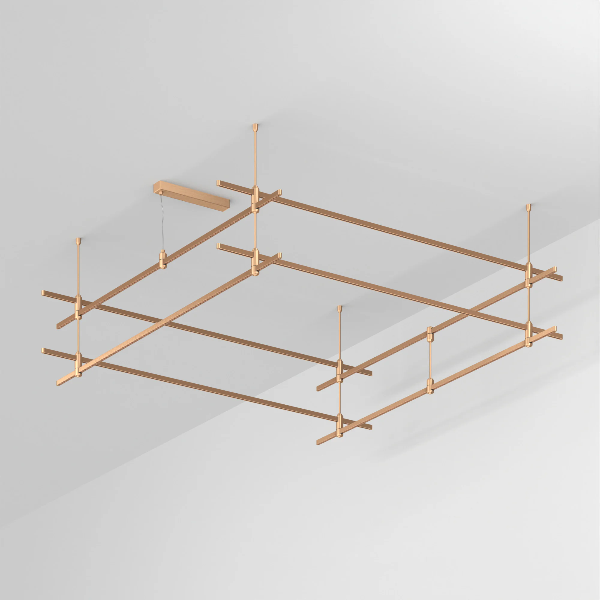 Трек ART-APRIORI-QUADRAT-2-ROD-400-2000x2000 (GD) (Arlight, IP20 Металл, 3 года) 048548