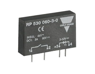 Реле ODC 3-32V/3-60V - Штекерное твердотельное реле для установки в клолдку, рабочее напряжение: 3 – 32 V DC, номинальное напряжение переключения: 3 – 60 V DC, коммутируемый ток: 3 A DC (DC 13), (5 A / 1 sec), серия flare