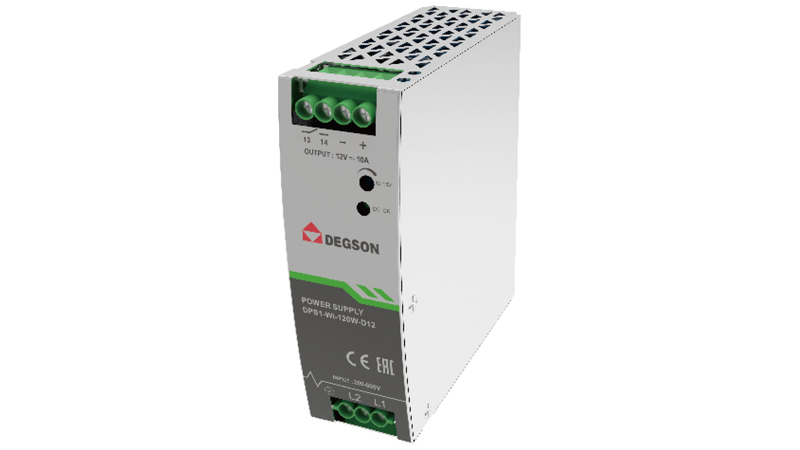 Блок питания DPS1-WI-120W-D12 - Источник питания, однофазный, 12V / 10A / 120W; диапазон входных напряжений: 180 - 550VAC / 254 - 780VDC, монтаж: на DIN рейку, температура окружающей среды –25°C…+70°C