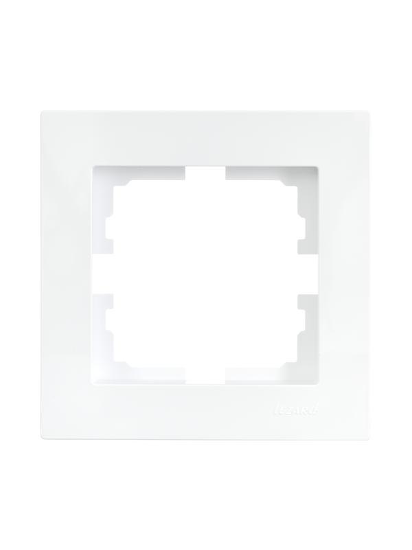 Рамка 1-местн. горизонт. VESNA бел. (20шт/240шт) 742-0200-146