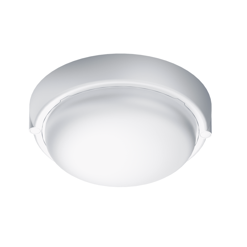 Светильник светодиодный 90 237 OBL-R5-12-4K-WH-IP65-LED 12Вт 4000К IP65 1180лм ЖКХ круг пластик бел. 90237