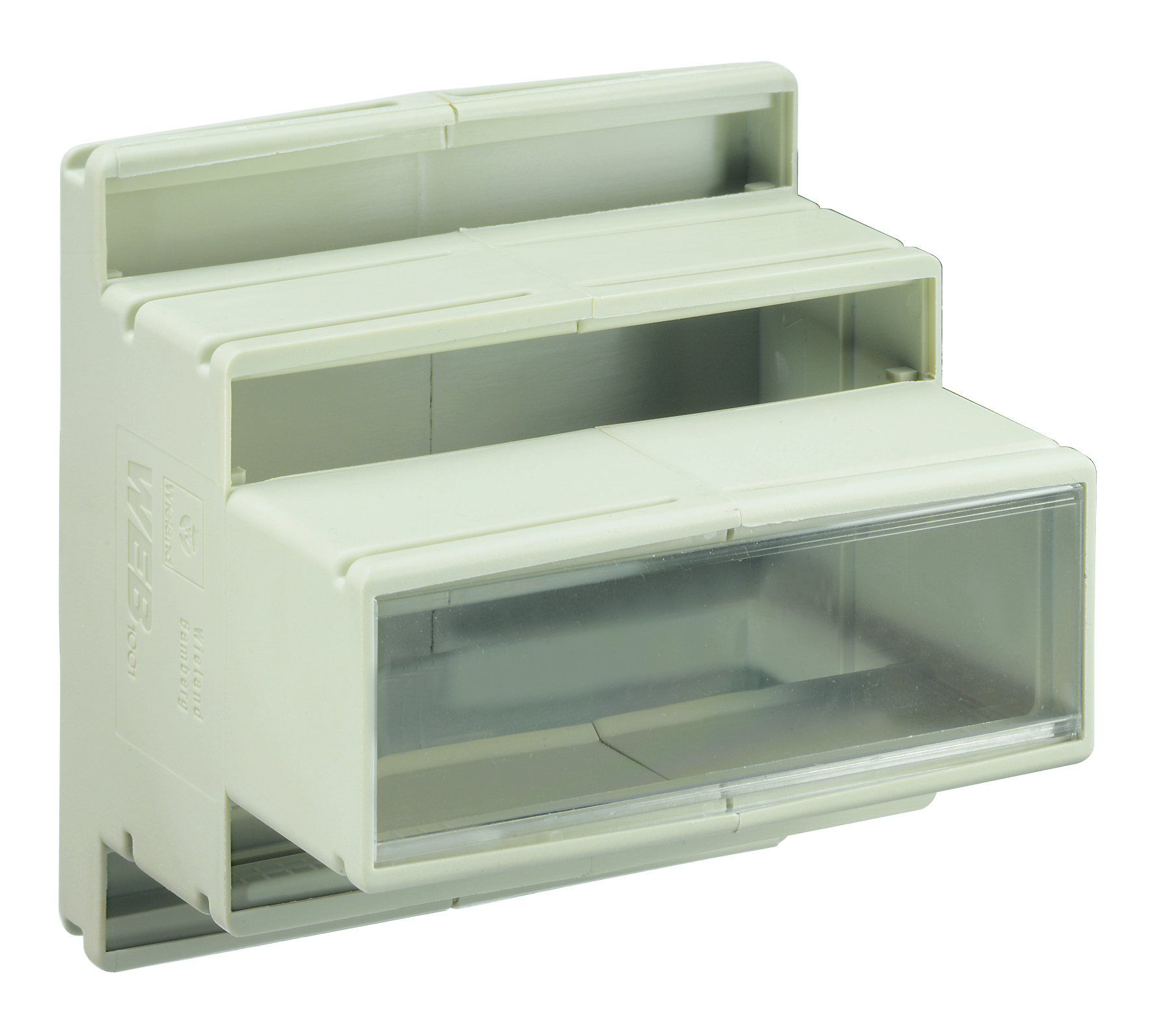 Корпус 87.090.0053.0 - Корпус для РЭА, с универсальным креплением, без печатной платы, габариты корпуса, Ш х В х Г (мм): 93 x 74 x 96, габариты платы, Ш х В х Г (мм): Плата A 93 x 89,6, Плата B 63 x 89,6, цвет: серый, серия wiebox WEB 9