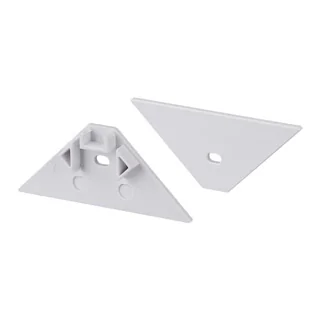 Заглушка ARH-DECORE-S12-INT с отверстием 023888 - Заглушка с отверстием для профиля ARH-DECORE-S12-INT. Пластик, цвет - белый. Цена за шт.