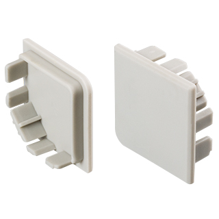 Заглушка KLUS-P45 Square 020904 - Заглушка пластиковая для профиля KLUS-P45 под квадратный экран KLUS-P45-Square
