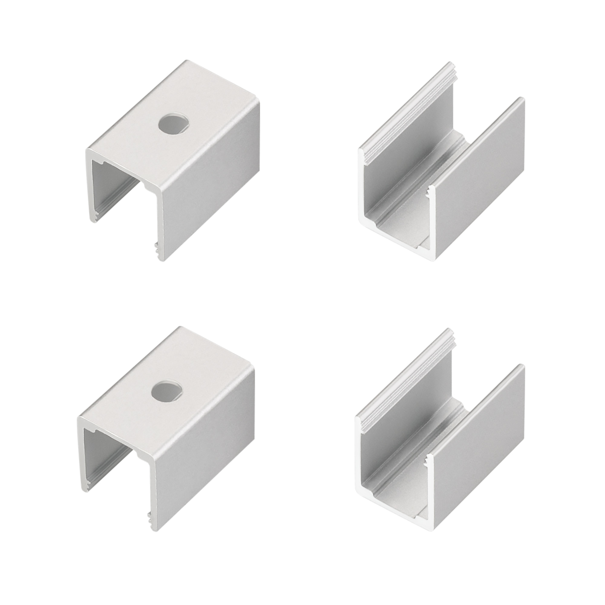 Держатель WPH-FLEX-1018-SIDE 040854 - Держатель металлический для профиля WPH-FLEX-1018-SIDE. В комплекте 4 держателя.