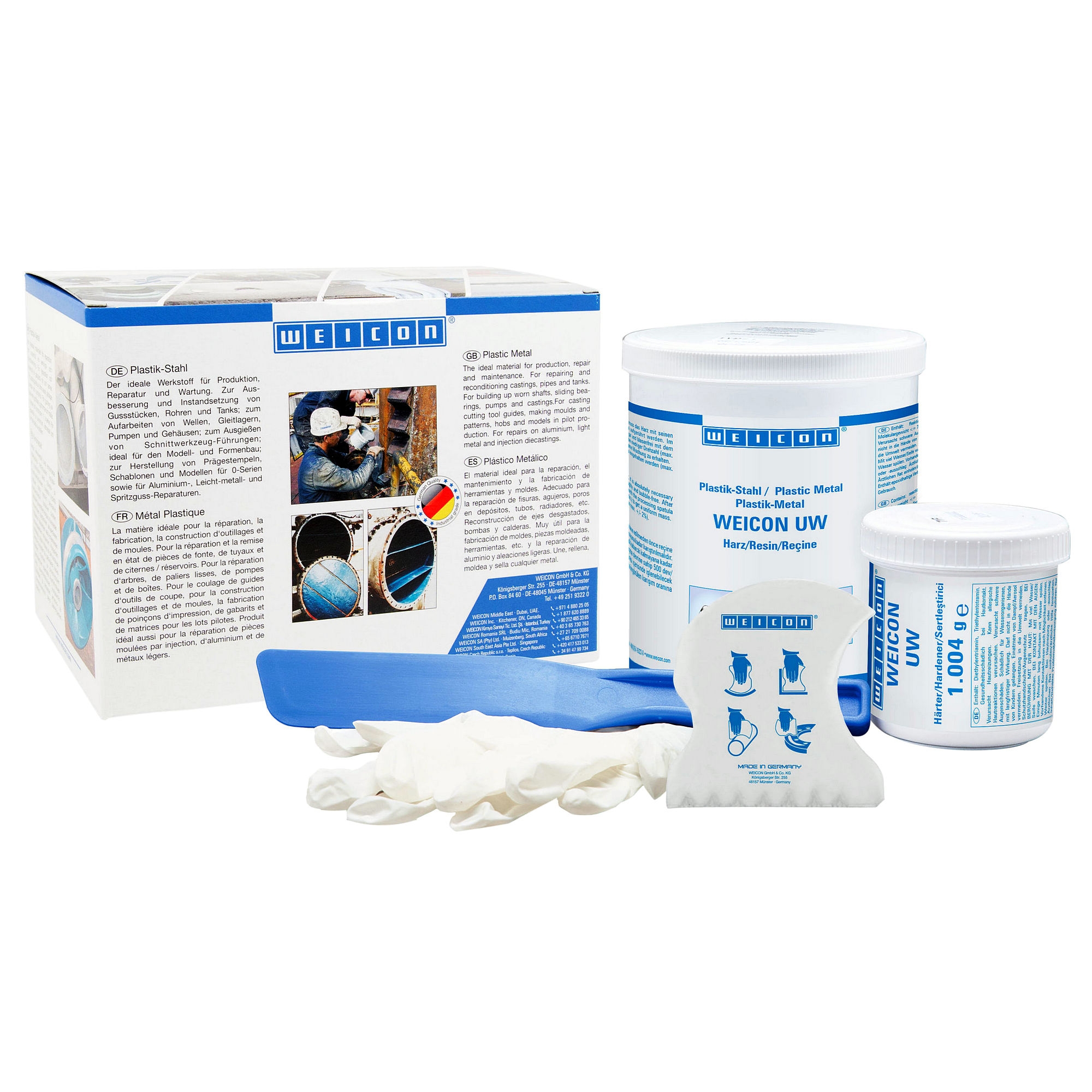 wcn10440020 - 10000936 WEICON UW (2,0 кг) Пастообразный композит с минеральным наполнением
