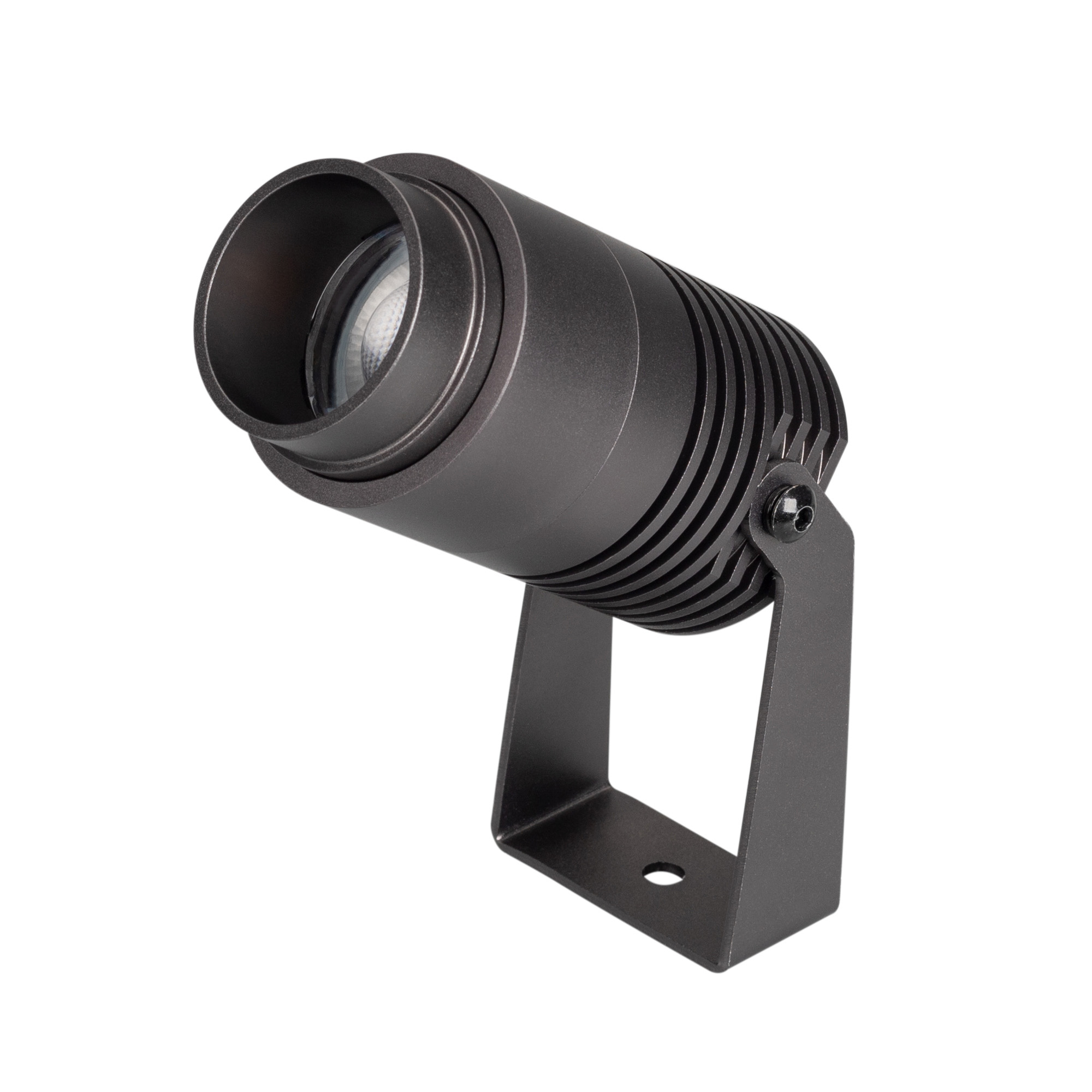 Светильник ALT-RAY-ZOOM-R52-8W Warm3000 (DG, 10-40 deg, 230V) 028076 - Уличный светодиодный прожектор, мощность 8Вт, регулируемый угол освещения 10-40°. Цвет ТЕПЛЫЙ 3000К, световой поток для угла 10° 240 для угла 40° 420лм. Влагозащищенный корпус IP67 - т