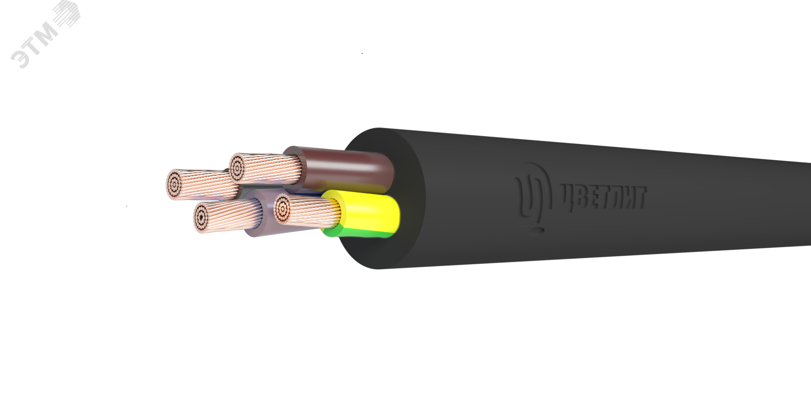Кабель КГ-ХЛ 3х10+1х6 (PE) 220/380-3 (м) 00-00142653