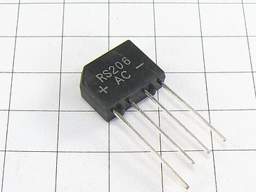 Мост RS206 ( 2А, 800В)