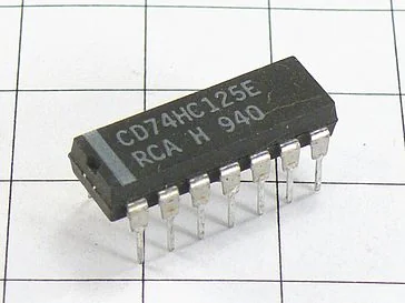 Микросхема CD74HC125E