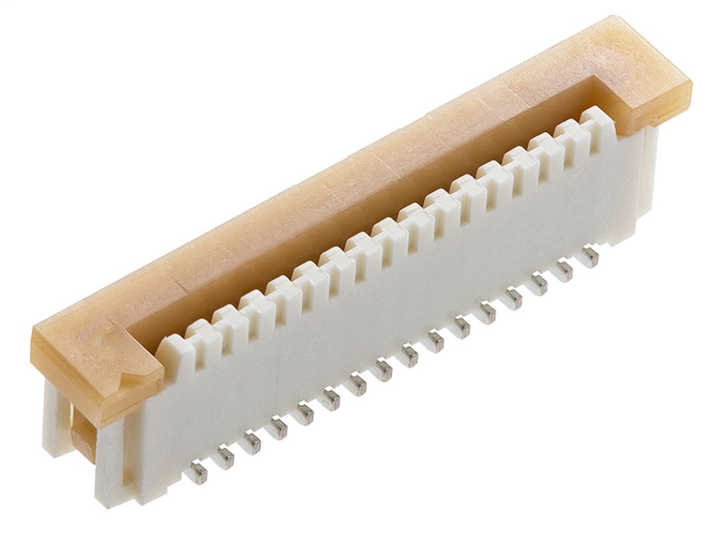 526102272 - Разъем FFC / FPC 22 контакта шаг 1 мм слайдер вертикальный 5.75 мм