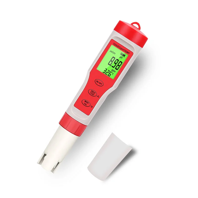 EZ-9908 - Измеритель качества воды, ph-метр 4в1 pH, TDS, EC, TEMP