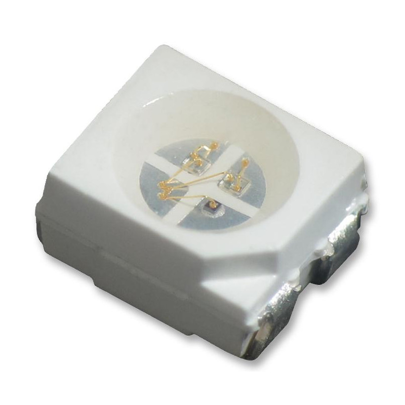 KAA-3528EMBSGCT - Светодиод smd 3,5х2,8мм/красный/617нм/8-15мкд - зеленый/568нм/12-30мкд - синий/466нм/8-15мкд/прозрачный/120°