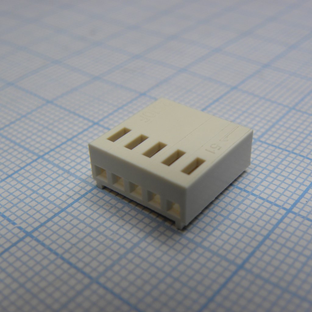 I-DS1070-SCV05 - Розетка на кабель  2.54мм, требуются контакты  T-DS1070-SC600