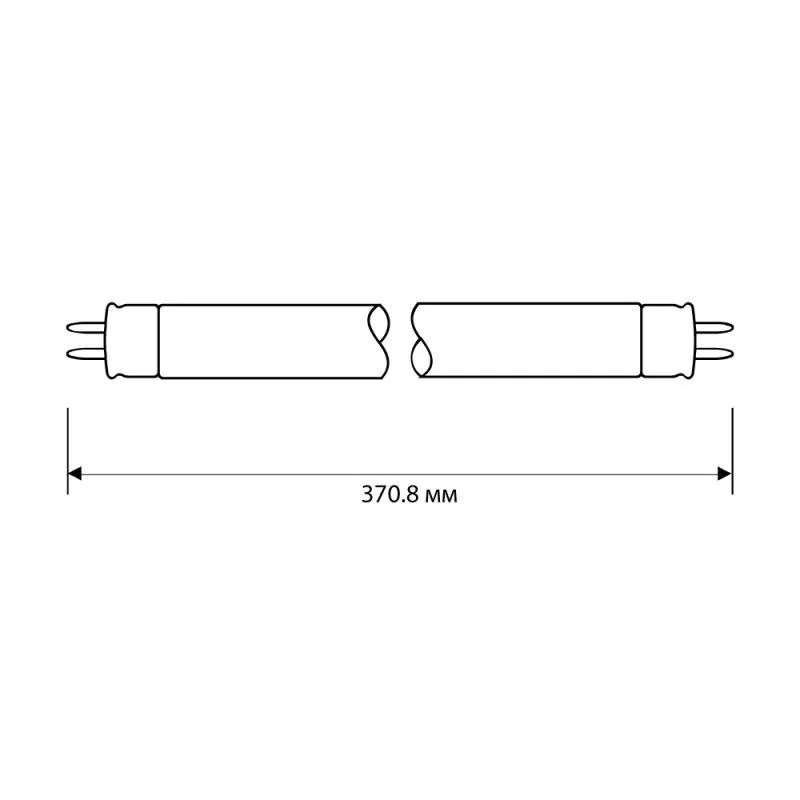 Лампа люминесцентная FT4-12W/54 12Вт T4 6500К G5 Camelion 3371