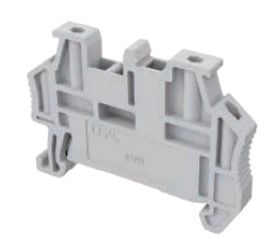 Концевой стопор E/8-GY - Концевой стопор на рейку DIN35, тип зажима: защелка, цвет: серый, пластик