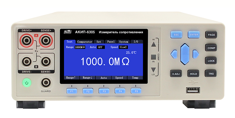 АКИП-6305 - Измеритель сопротивления от 0.01мкОм до 1000МОм  ±0,01%