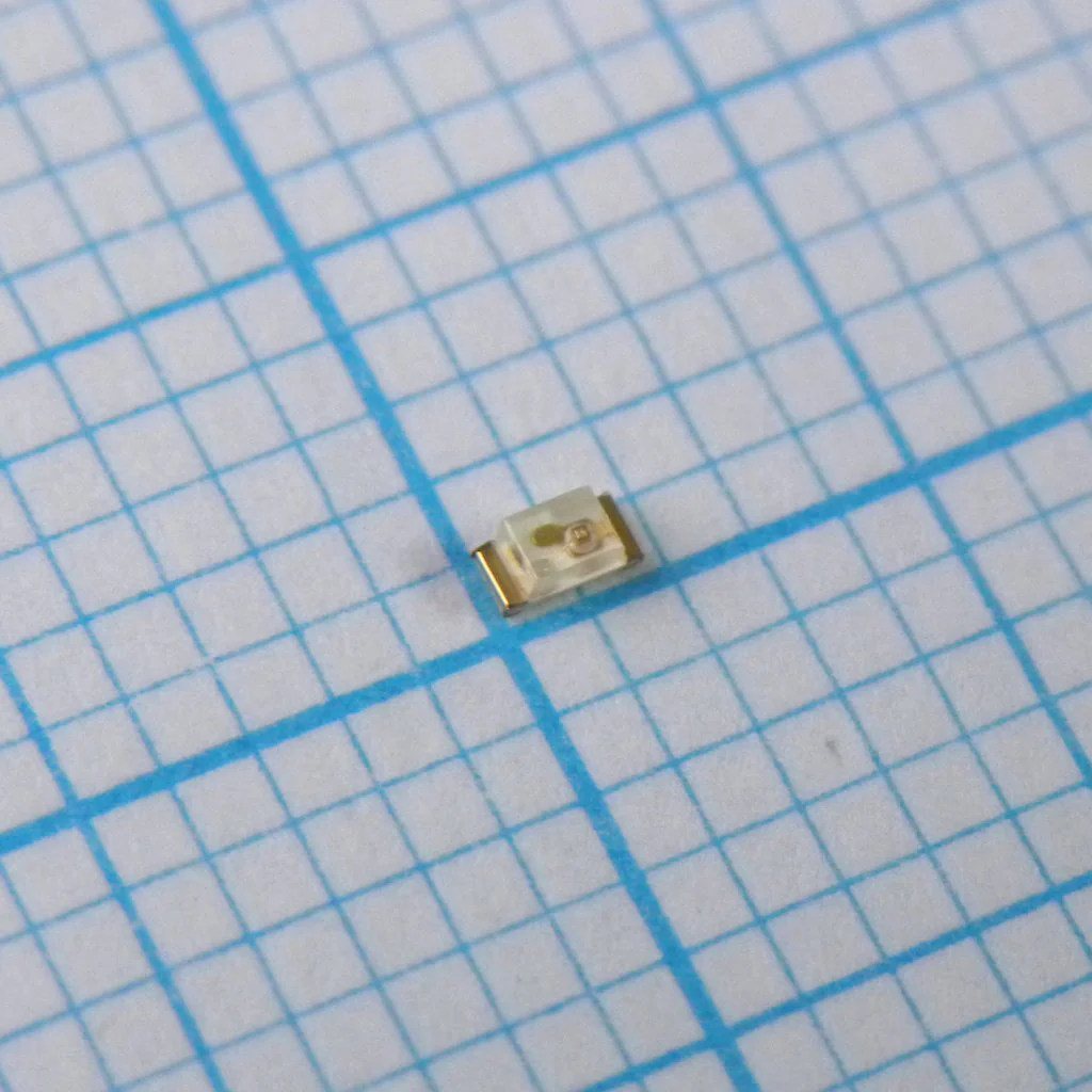 KPH-1608SGC - Светодиод smd 1,6х0,8мм/зеленый/568нм/3-12мкд/прозрачный/120°