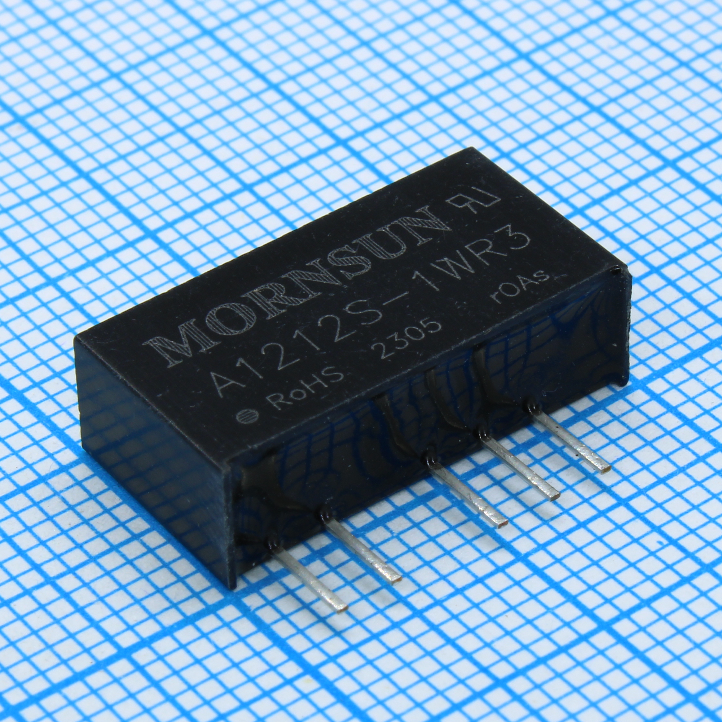 A1212S-1WR3 - Преобразователь DC/DC мощность, Вт: 1 вход 12В выход ±12В изоляция: 1500В