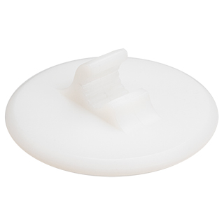 Крепеж POLI-90 Plastic 021739 - Круглый держатель для профиля POLI. Фиксирует профиль в выбранном положении в пределах угла 0-90°. Материал - пластик (PS), под окраску.