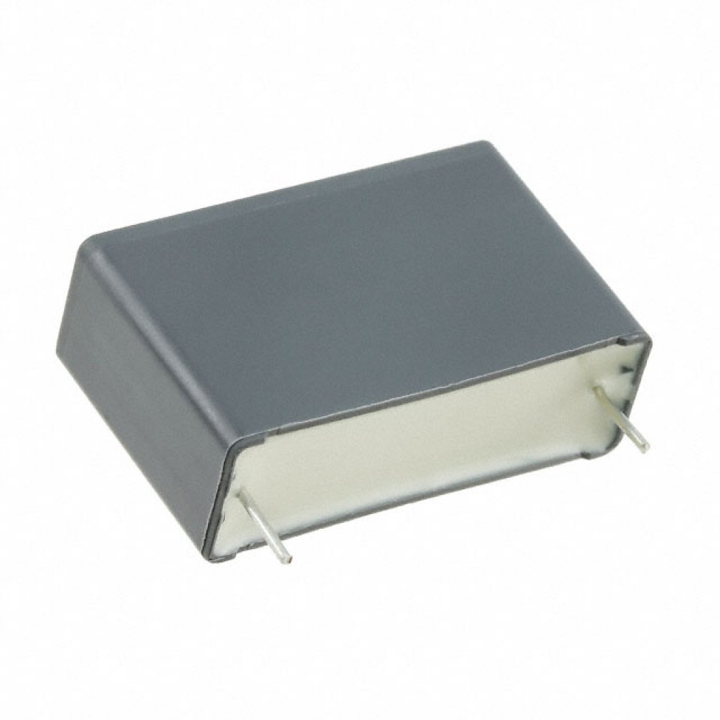 R46KR410000M1K - Конденсатор пленочный помехоподавляющий X2 1мкФ 560В постоянного/275В переменного тока ±10% (32 X 11 X 20мм) радиальные выводы пластиковый прямоугольный корпус