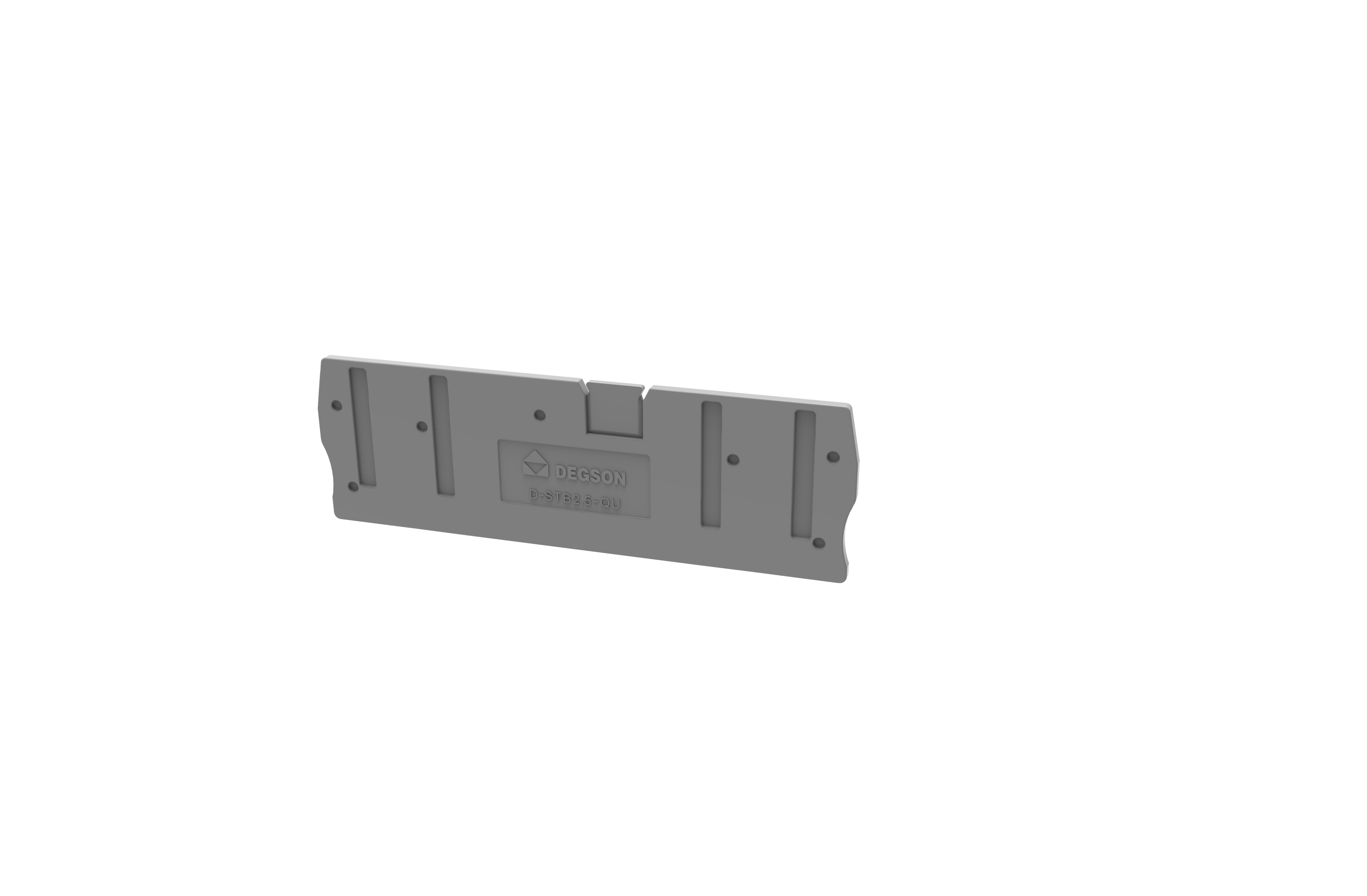 Торцевая крышка D-STB2.5-QU-01P-11 - Торцевая крышка, для клемм STB2.5-QU..., цвет: серый