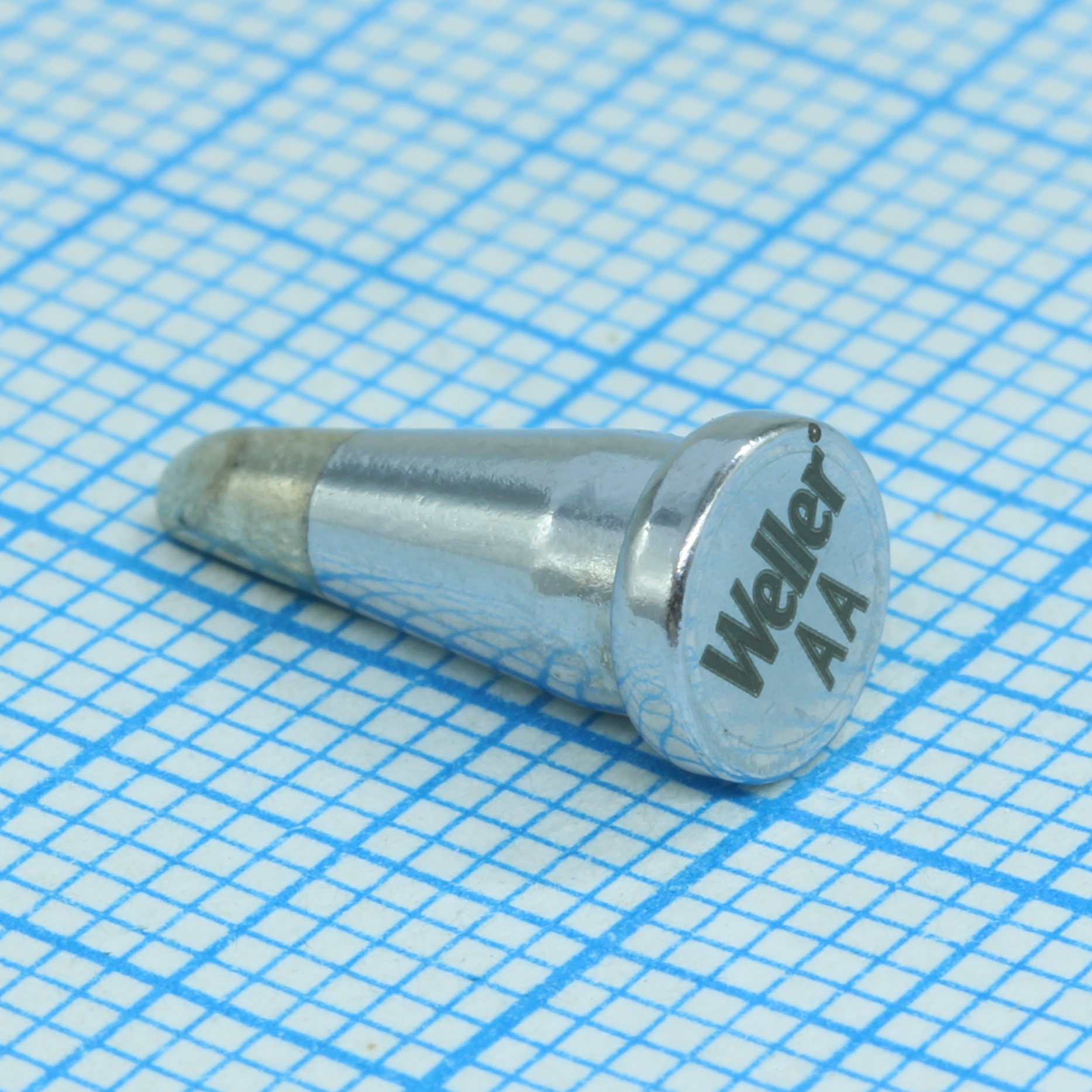 LT AA 60 soldering tip 1,6mm - Жало для паяльника WP80/WSP80/FE75, скошенный 60° длинный круг 1,6мм, L=12,5мм