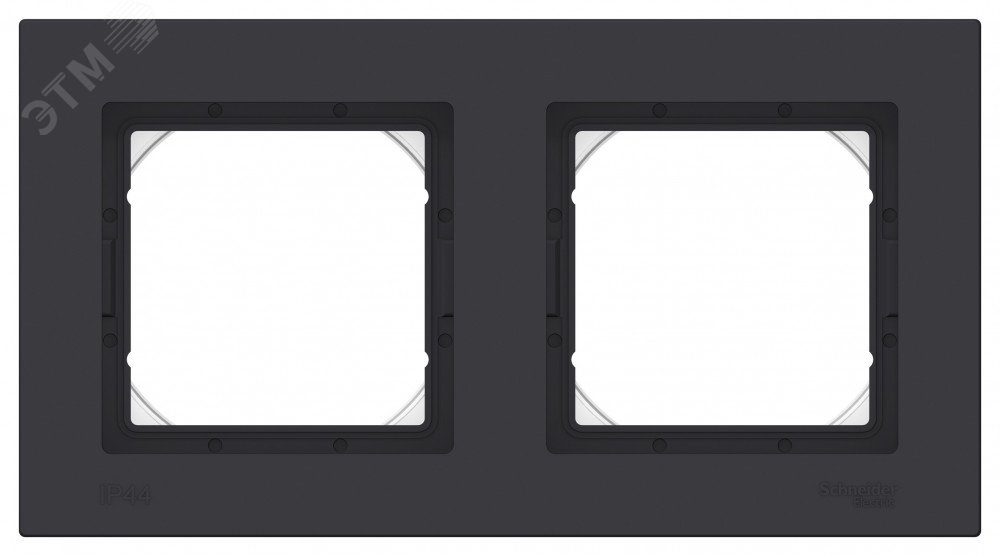 Рамка 2-м AtlasDesign Aqua IP44 карбон SE ATN441002