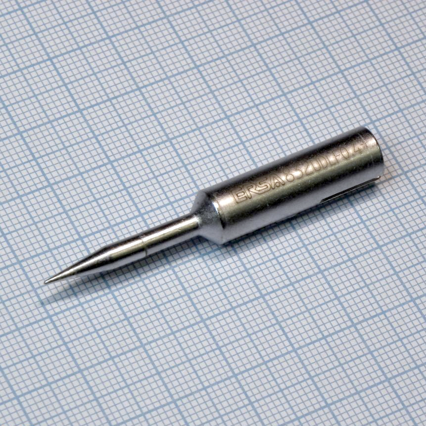 0832UDLF - Жало паяльное для паяльников ERSA BasicTool, ErgoTool, PowerTool, RT-80, MultiPro, MultiSprint, Multi-TC, PTC-70, ERSA 25+, ERSA 35+, конус 0.4мм, удлиненное, термосбалансированное