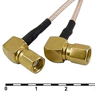 SMC-KW2/SMC-KW2-RG178-30 - Разъем высокочастотный SMC-KW2/SMC-KW2-RG178-30, длина 30 см