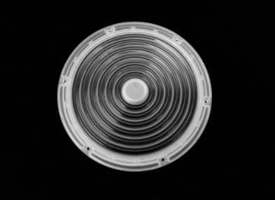 UFO184D60G-100W-K56 - Круглая групповая линза под светодиоды 2835, 3030  D=184mm H=7.69mm,  эфф=88%   60°, PC-1250Z