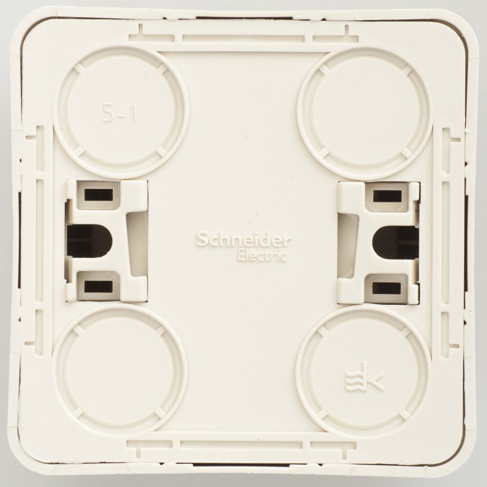 Розетка 1-м ОП Этюд 16А IP20 250В без заземл. без защ. шторок крем. SE PA16-001K